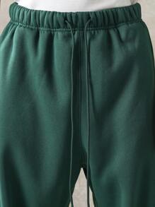 SUMWON Pantalon de survêtement unisexe, pantalon de jogging décontracté en polaire de qualité supérieure avec bords de cheville élastiques, vêtements d'entraînement pour l'automne et l'hiver