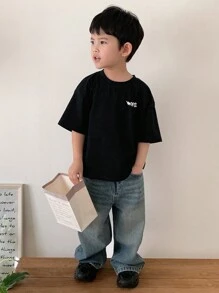 Dazy Kids Kids Boys' T-Shirt For Fall - Black - View 4