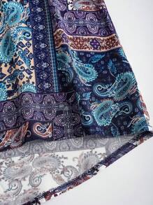 EMERY ROSE Blusa holgada de manga corta de talla grande, atuendos casuales y de moda sencilla para uso diario, atuendos de vacaciones, vestimenta occidental para mujer, atuendos country para mujer, atuendos country de primavera para mujer, atuendos de verano para mujer, ropa de estilo bohemio para mujer
