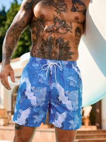 Manfinity Swimmode Shorts casuales y sencillos para hombres, aptos para uso diario
