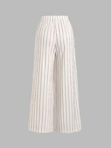 SHEIN Unity Casual Simple Fashion Everyday Pants - Apricot - View 2