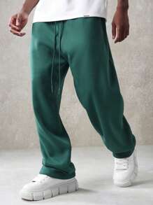 SUMWON Pantalon de survêtement unisexe, pantalon de jogging décontracté en polaire de qualité supérieure avec bords de cheville élastiques, vêtements d'entraînement pour l'automne et l'hiver