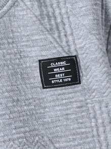 SHEIN Genkimix Kids 2 Pieces Young Boy Casual Daily Wear Short Sleeve Top And Shorts Set - Grey - View 3