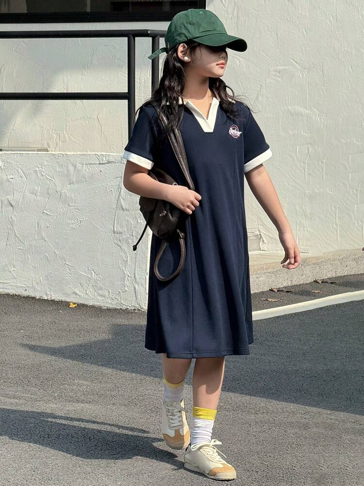 Tween Girls Casual Dress For Fall