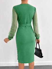 Women Plain Casual Daily Dress