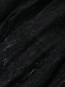 DAZY Sexy Elegant Contrast Lace Sleeveless Dress For Women, Summer