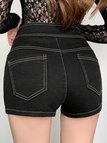 DAZY Women's Comfortable Loose Casual Denim Shorts, New Summer Design
