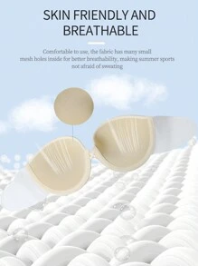 2 Pieces Women Front-Buckle Seamless Bras Set - Multicolor - View 2