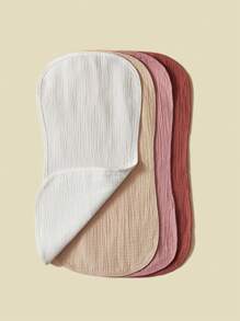 Muslin Burp Cloths Muslin Cloths Large 20''x10'' Extra Soft And Absorbent 4 Packs Baby Burping Cloth For Boys And Girls - Multicolor - View 3