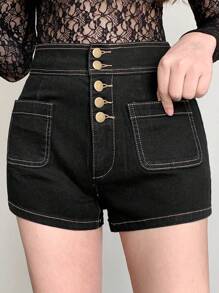 DAZY Women's Comfortable Loose Casual Denim Shorts, New Summer Design