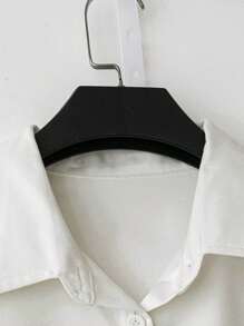 GlowEve 女士秋季纯色长袖单排扣休闲衬衫