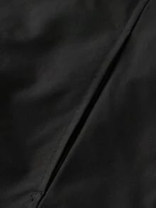 Manfinity Homme Chaqueta y ropa de abrigo casual minimalista de unicolor con bolsillo con cremallera frontal para hombres