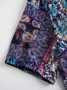 EMERY ROSE Blusa holgada de manga corta de talla grande, atuendos casuales y de moda sencilla para uso diario, atuendos de vacaciones, vestimenta occidental para mujer, atuendos country para mujer, atuendos country de primavera para mujer, atuendos de verano para mujer, ropa de estilo bohemio para mujer