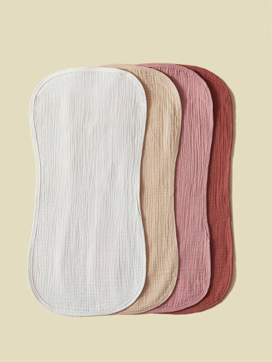 Muslin Burp Cloths Muslin Cloths Large 20''x10'' Extra Soft And Absorbent 4 Packs Baby Burping Cloth For Boys And Girls - Multicolor - View 1