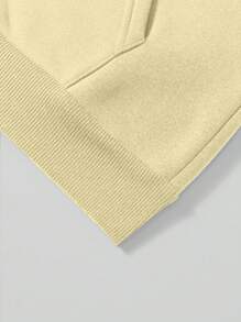 Manfinity Dauomo Men's Casual Contrast Color Patchwork Drawstring Hoodie, Autumn/Winter