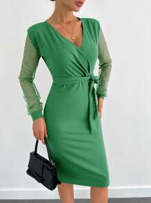 Women Plain Casual Daily Dress