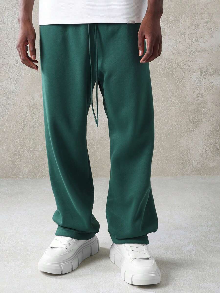 SUMWON Pantalon de survêtement unisexe, pantalon de jogging décontracté en polaire de qualité supérieure avec bords de cheville élastiques, vêtements d'entraînement pour l'automne et l'hiver