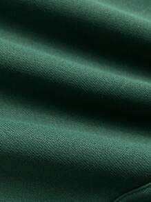 SHEIN Sudadera con capucha informal de ajuste holgado con estampado gráfico para niños preadolescentes