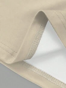 Manfinity Dauomo 男士休闲圆领短袖五角星印花 T 恤 - 彩色 - 查看 5