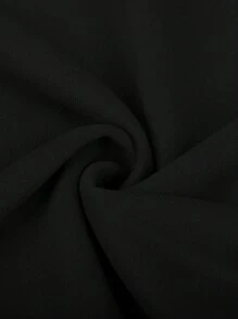 Manfinity Dauomo Men's Drawstring Waist Pockets Harem Loose Casual Pants, Baggy Pants, Fall - Black - View 5