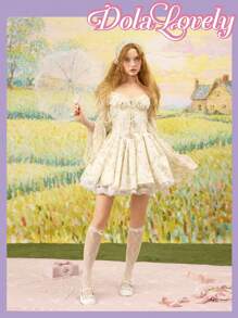 Dola Lovely 蝴蝶结装饰法式玛丽珍优雅女士高跟鞋