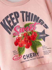 Tween Girl Solid Color Crew Neck Top And Pants 2Pcs Set, Casual And Fashionable For Daily Wear - Black and White - View 6