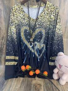 Women Long Sleeve T-Shirt, Casual & Fashion For Everyday Fall Cloth For Women - Multicolor - View 3