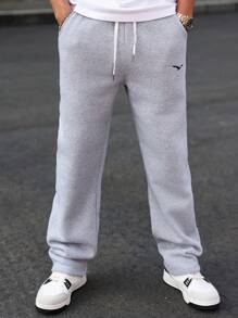 Manfinity CasualCool Men's Minimalist Casual Sweatpants, Suitable For Daily Wear