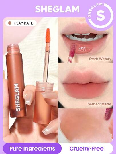 Soft Haze Lip Blur-Play Date 6 Farben, Wasserfester FlüSsiger Lippenstift, Matt, üBertragungssicher, LippentöNung, Langanhaltender, Superfester Lippenstift Marke SchöNheit Make-Up Kosmetik FüR Damen MäDchen Perfekt FüR Herbst Winter Ideal FüR Y2K Schick Mode Geeignet FüR Geburtstag Weihnachten PräSent Party Fertig Beste Farbe