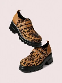 CUCCOO DOLLMOD Zapatos planos con tira y hebilla, de estilo minimalista elegante, con puntera redonda, suela gruesa, material de tela bordada, decoración de cristal, para uso diario y banquetes, color negro - Negro - Ver 6