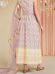 Divindia Casual Minimalist Loose Bottomwear - Pink - View 2