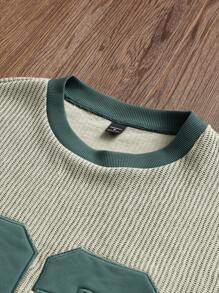 EASEVO Camiseta de manga corta de punto con cuello redondo y estampado, adecuada para el verano, tallas grandes para hombre
