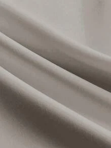 SHEIN Clasi 白色飘逸修身直筒九分裤