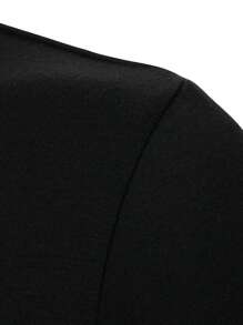 Manfinity Homme Camiseta casual de manga corta y cuello redondo para hombre con bloque de color para el verano - Multicolor - Ver 4