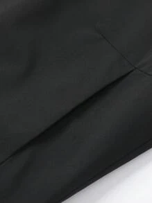 Gym Rark Men's Slogan Print Hooded Track Jacket - Black - View 5