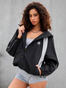 Streetz SHEIN Sport Casual Sport Jacket, Minimalist And Fashionable For Daily Wear