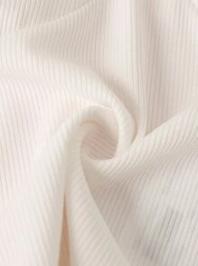 SHEIN 少女时尚休闲舒适白色罗纹和浅紫色格子拼接白色花卉印花吊带背心和短裤 2 件套睡衣套装 - 彩色 - 查看 3