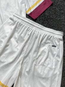 Manfinity VCAY Men Digital Printing V-Neck Short Sleeve T-Shirt Set - Multicolor - View 7