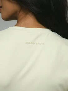 Musera Sport Long Sleeved Seam Detail Top, Padel, Tennis, Pickleball Gym Fitness