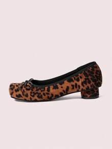 CUCCOO DOLLMOD Zapatos Mary Jane clásicos retro de mujer con puntera cuadrada y tacón cilíndrico, color negro - Bronce - Ver 2