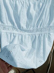 Comfortcana Camiseta arrugada con textura jacquard, minimalista y casual para uso diario