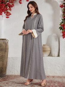Al Najma Spring-Summer 2025 New Muslim Fashion Dress, Traditional Islamic Arabic Long Dress, Arabian Dresses