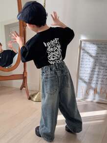Dazy Kids Young Boy Casual Denim Jeans, Back To School Clothes