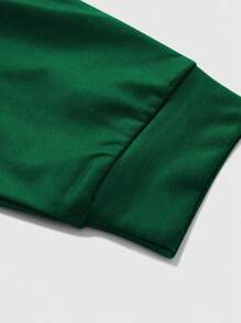 Aesthetic Post--Men's Front Zipper Letter Print Minimalist Casual Jacket