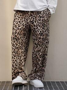 DAZY 豹纹多色时尚男士裤子，适合所有季节夏季和秋季 - 彩色 - 查看 6
