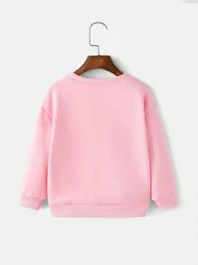 Bộ 2 món/Bộ áo dài tay cổ tròn và chân váy cho bé gái - Nhiều màu - Xem 8