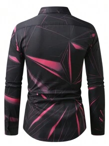 Manfinity LEGND Long Sleeve Casual Shirt, Minimalist Fashion For Everyday Wear