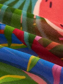 Travachic Women's Print Holiday Casual Beach Swimsuit Cover Skirt For Summer Beach Vacation,Country Concert, Sarong - Multicolor - View 4