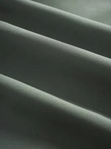 SHEIN Manfinity Dauomo 男士简约休闲衬衫，时尚日常穿着 - 綠色 - 查看 6