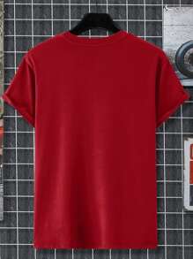 SHEIN Manfinity Hypemode Casual Tie-Dye T-Shirt For Men, Minimalist And Fashionable For Daily Wear - Multicolor - View 2